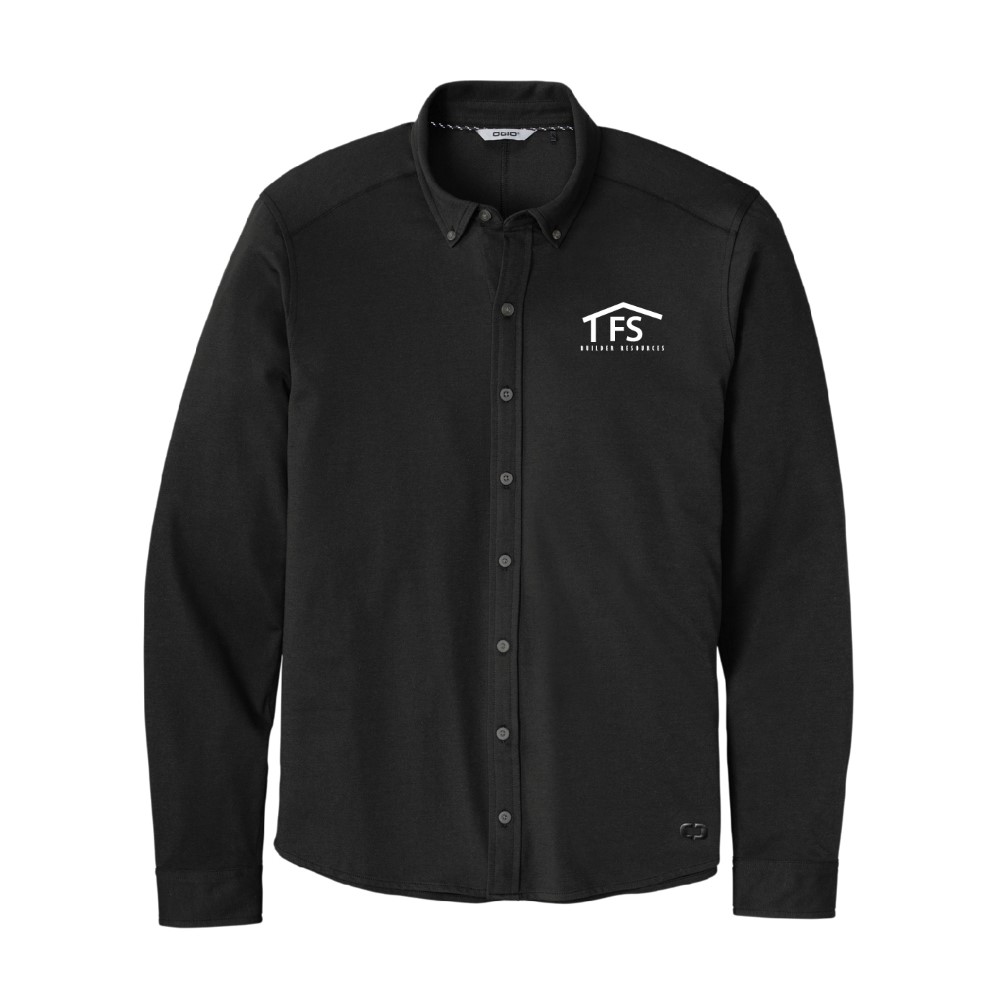 OGIO Code Stretch Long Sleeve Button-Up