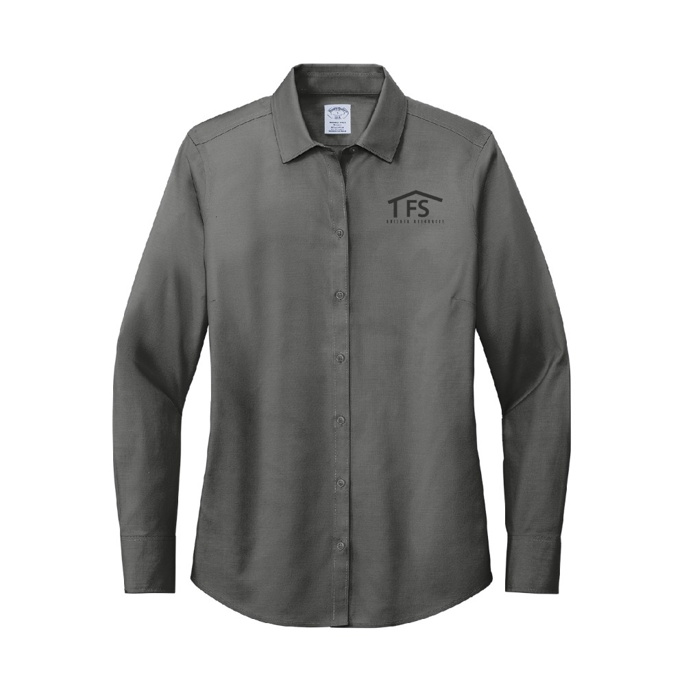 Brooks Brothers Women's Wrinkle-Free Stretch Pinpoint Shirt