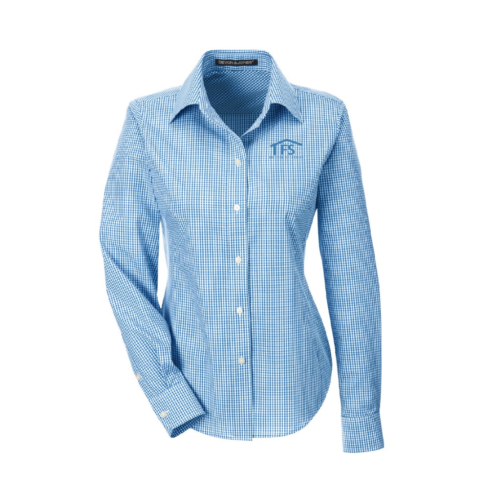Ladies Crown Woven Collection Gingham Check