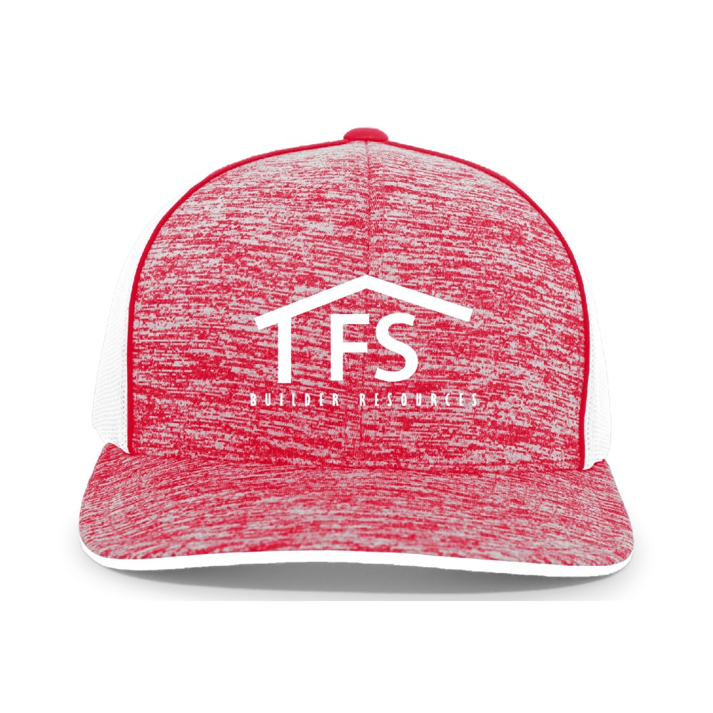 Aggressive Heather Trucker Snapback Cap